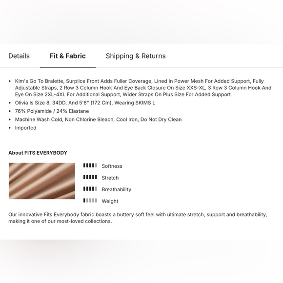 NWT! Lot Of 2 SKIMS Bras Scrunchie Headband 36C/L Bundle - Picture 13 of 16